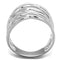 Silver Jewelry Rings Engagement Ring Styles 3W1065 Rhodium Brass Ring Alamode Fashion Jewelry Outlet
