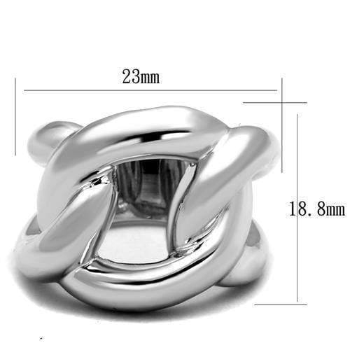 Silver Jewelry Rings Engagement Ring Styles 3W1074 Rhodium Brass Ring Alamode Fashion Jewelry Outlet