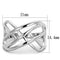 Silver Jewelry Rings Engagement Ring Styles 3W1075 Rhodium Brass Ring Alamode Fashion Jewelry Outlet