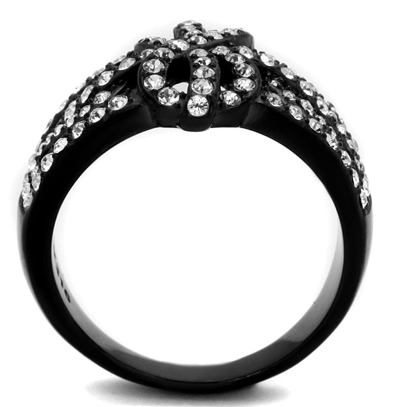 Engagement Rings For Women TK2363 - Stainless Steel Ring with Crystal