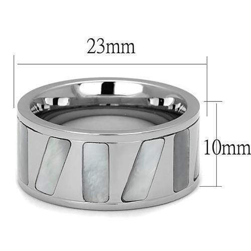 Engagement Rings For Women TK2401 Stainless Steel Ring with Precious Stone