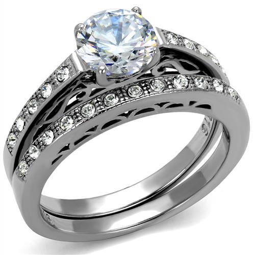 Engagement Rings For Women TK2477 Stainless Steel Ring with AAA Grade CZ