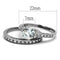 Engagement Rings For Women TK2477 Stainless Steel Ring with AAA Grade CZ