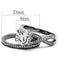 Engagement Rings For Women TK2478 Stainless Steel Ring with AAA Grade CZ