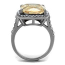 Engagement Rings For Women TK2503 Stainless Steel Ring with AAA Grade CZ