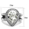 Engagement Rings For Women TK2504 Stainless Steel Ring with Crystal