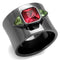 Engagement Rings For Women TK2556 Light Black Stainless Steel Ring