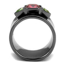 Engagement Rings For Women TK2556 Light Black Stainless Steel Ring