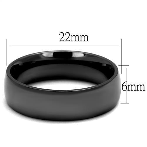 Silver Jewelry Rings Engagement Rings For Women TK2581 Light Black  (Gun) Stainless Steel Ring Alamode Fashion Jewelry Outlet