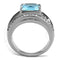 Engagement Rings For Women TK2608 No Plating Stainless Steel Ring with Synthetic