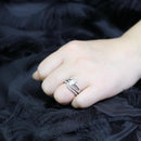 Silver Jewelry Rings Engagement Rings LO4712 Rhodium Brass Ring with AAA Grade CZ Alamode Fashion Jewelry Outlet