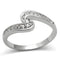 Engagement Rings Sale 3W119 Rhodium Brass Ring with AAA Grade CZ