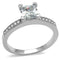 Engagement Rings Sale 3W1209 Rhodium Brass Ring with AAA Grade CZ