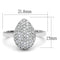 Engagement Rings Sale 3W1211 Rhodium Brass Ring with AAA Grade CZ