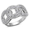 Engagement Rings Sale 3W1218 Rhodium Brass Ring with AAA Grade CZ