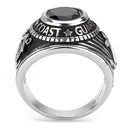 Engagement Rings TK3727 Stainless Steel Ring with Synthetic in Montana