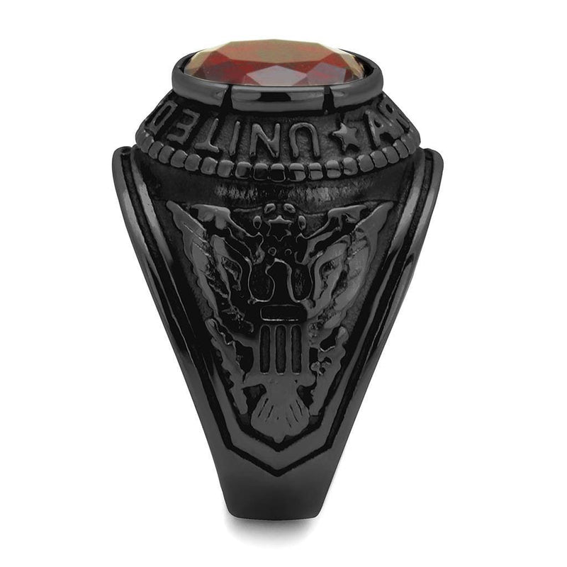 Engagement Rings TK414706J Black - Stainless Steel Ring with Synthetic