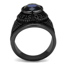 Engagement Rings TK414707J Black - Stainless Steel Ring with Synthetic