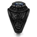 Engagement Rings TK414707J Black - Stainless Steel Ring with Synthetic
