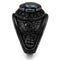 Engagement Rings TK414707J Black - Stainless Steel Ring with Synthetic