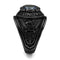 Engagement Rings TK414707J Black - Stainless Steel Ring with Synthetic
