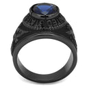 Engagement Rings TK414708J Black - Stainless Steel Ring with Synthetic