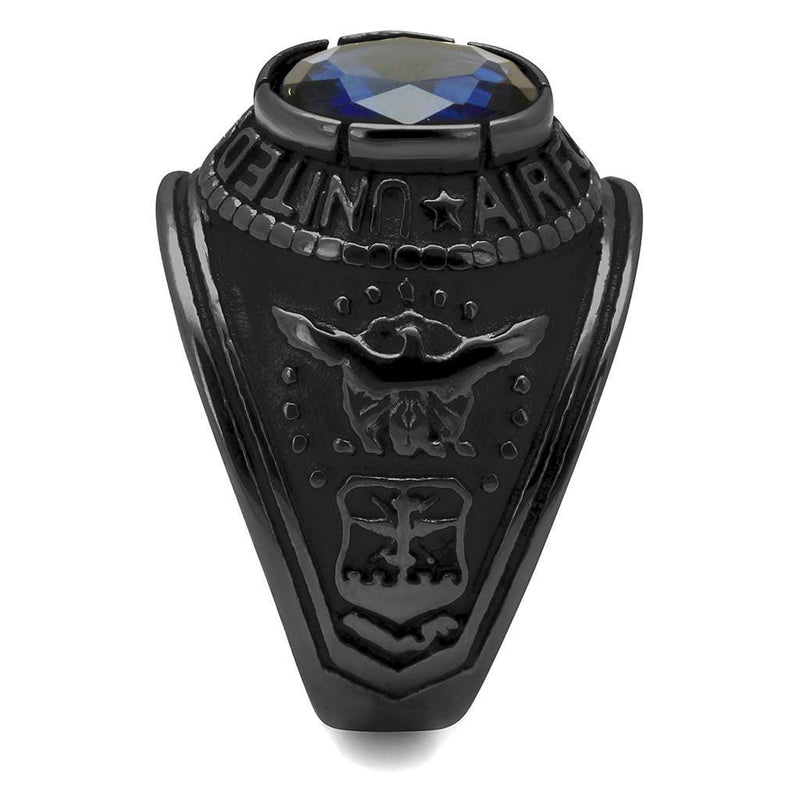 Engagement Rings TK414708J Black - Stainless Steel Ring with Synthetic