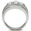 Engagement Rings TK491 Stainless Steel Ring with AAA Grade CZ