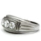 Engagement Rings TK491 Stainless Steel Ring with AAA Grade CZ