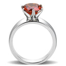 Engagement Rings TK52001 Stainless Steel Ring with AAA Grade CZ