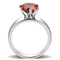 Engagement Rings TK52001 Stainless Steel Ring with AAA Grade CZ