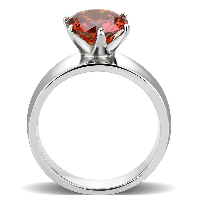 Engagement Rings TK52001 Stainless Steel Ring with AAA Grade CZ