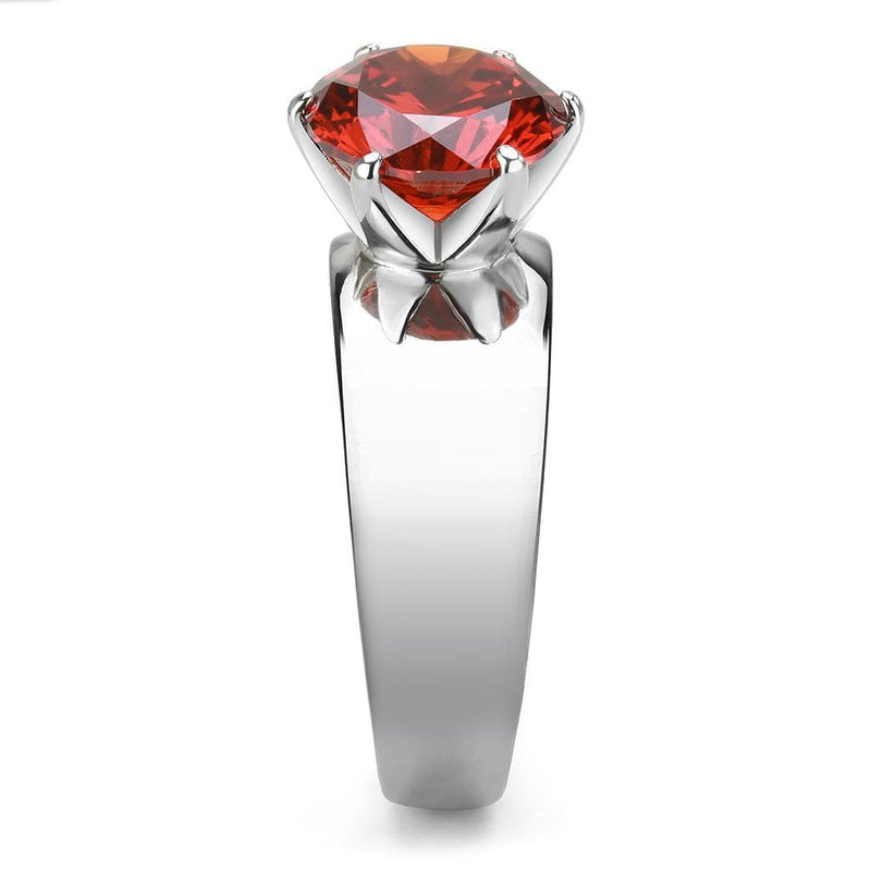 Engagement Rings TK52001 Stainless Steel Ring with AAA Grade CZ