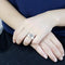 Silver Jewelry Rings Engagement Rings TK52004 Stainless Steel Ring with AAA Grade CZ Alamode Fashion Jewelry Outlet