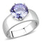 Engagement Rings TK52006 Stainless Steel Ring with AAA Grade CZ