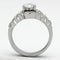 Engagement Rings TK974 Stainless Steel Ring with AAA Grade CZ