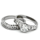 Engagement Rings TK974 Stainless Steel Ring with AAA Grade CZ