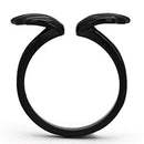 Engagement Rings TK987 Black - Stainless Steel Ring