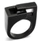 Engagement Rings TK989 Black - Stainless Steel Ring