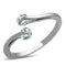 Engagement Rings TK995 Stainless Steel Ring with AAA Grade CZ