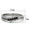 Engagement Rings TK996 Stainless Steel Ring with CZ