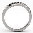 Engagement Rings TK996 Stainless Steel Ring with CZ