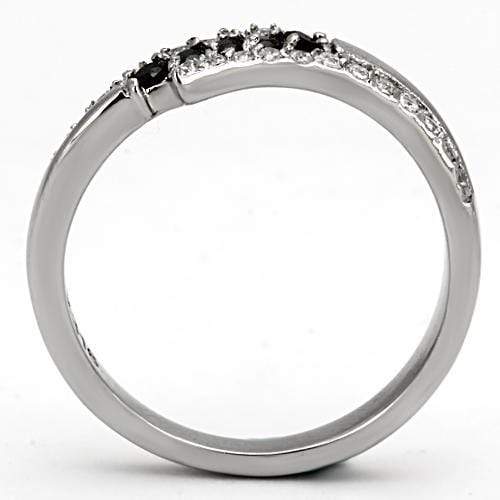 Engagement Rings TK996 Stainless Steel Ring with CZ