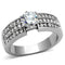 Engagement Rings TK997 Stainless Steel Ring with AAA Grade CZ