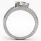 Engagement Rings TK998 Stainless Steel Ring with AAA Grade CZ