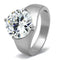 Engagement Rings TK999 Stainless Steel Ring with AAA Grade CZ