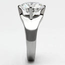 Engagement Rings TK999 Stainless Steel Ring with AAA Grade CZ