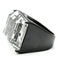 Silver Jewelry Rings Engagement Rings VL008 TIN Cobalt Black Brass Ring with Synthetic Alamode Fashion Jewelry Outlet