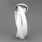 Eternity Rings 3W951 Stainless Steel Ring with Ceramic in White