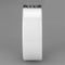Eternity Rings 3W952 Stainless Steel Ring with Ceramic in White